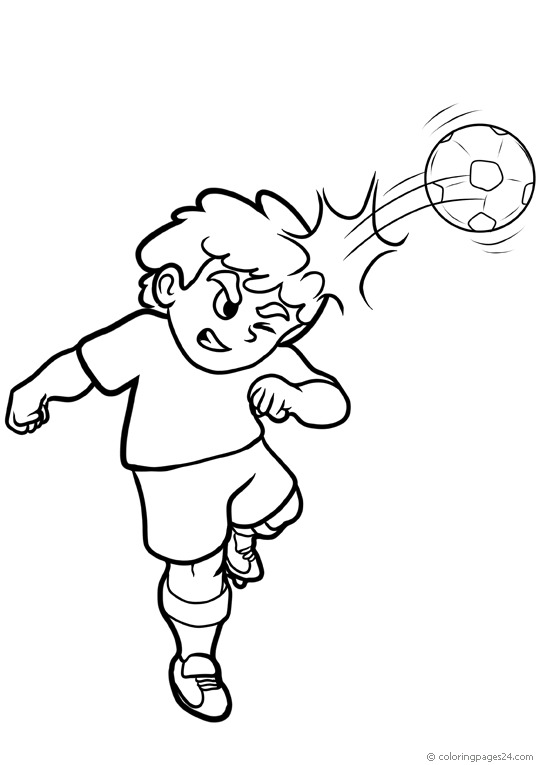 Plansa de colorat cu Fotbal 40 35
